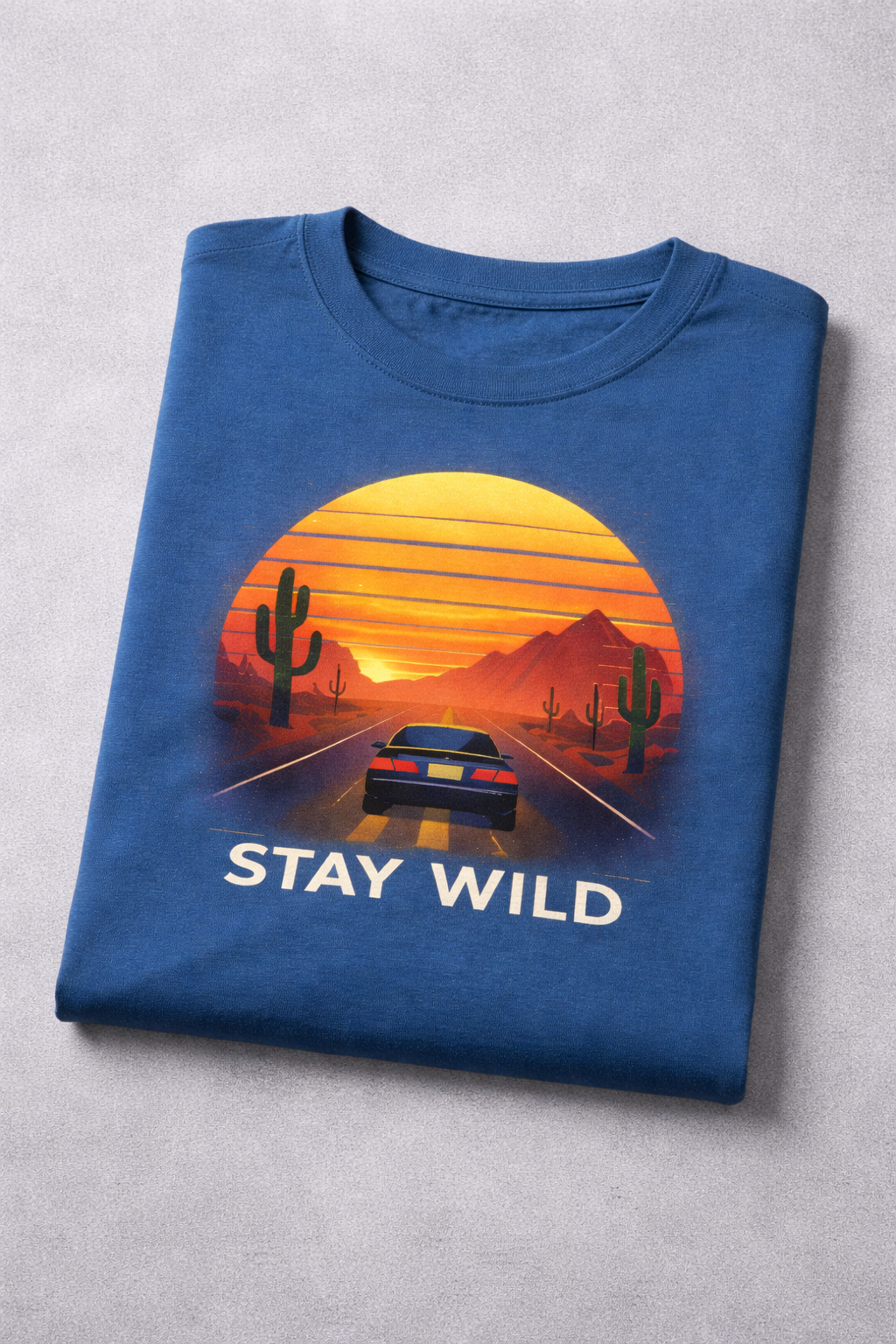 Stay Wild Graphic T-Shirt for Men - Image 6